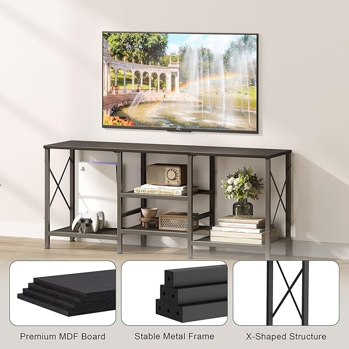 TV Stand for 55 Inch TV, Entertainment Center - Image 5