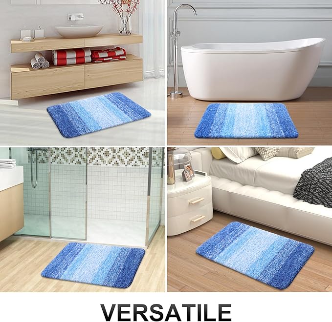 OLANLY Bathroom Runner Rugs 44x24, Extra Soft Absorbent Microfiber Bath Rugs - Image 6