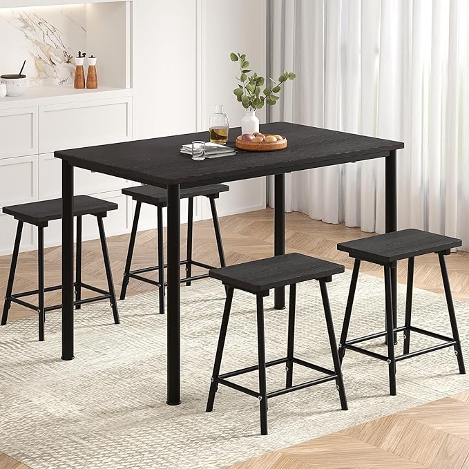 VECELO Kitchen Table and Chairs - Image 3