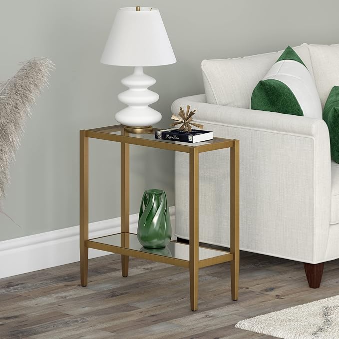 Henn&Hart 24" Wide Rectangular Side Table - Image 2