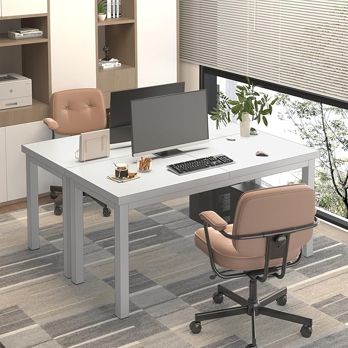 47.2 Inch Small Computer Desk, Home Office Desk, Modern Table - Image 7