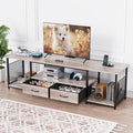 TV Stand with Drawers and Power Outlets by eiskah