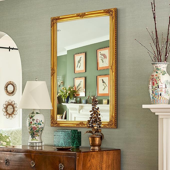 Vintage Wall Mirror, Bedroom - Image 5