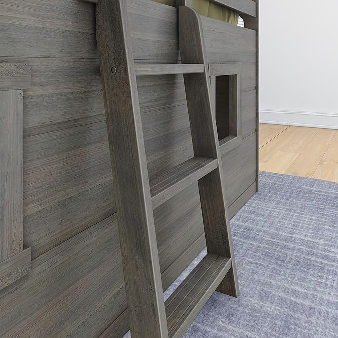 Max & Lily Modern Farmhouse Twin Low Loft Bed - Image 7