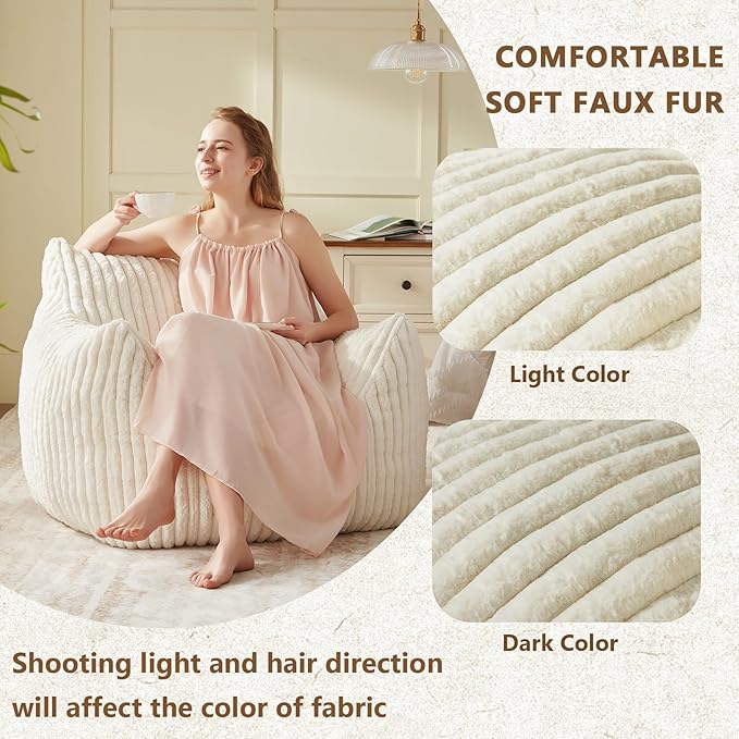 Giant Bean Bag Chairs for Adults Teens, Large Bean Bag Sofa Chairs - Image 4