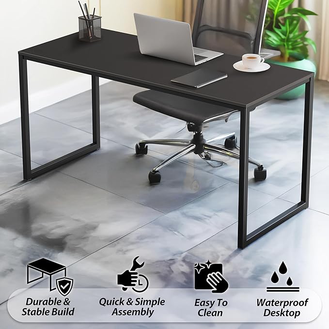 SHW Mission 48-Inch Home Office Computer Desk - Image 4