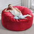 Hobestluk 5FT Bean Bag Chair Giant Bean Bag Chairs by YourHomeDeservesMore