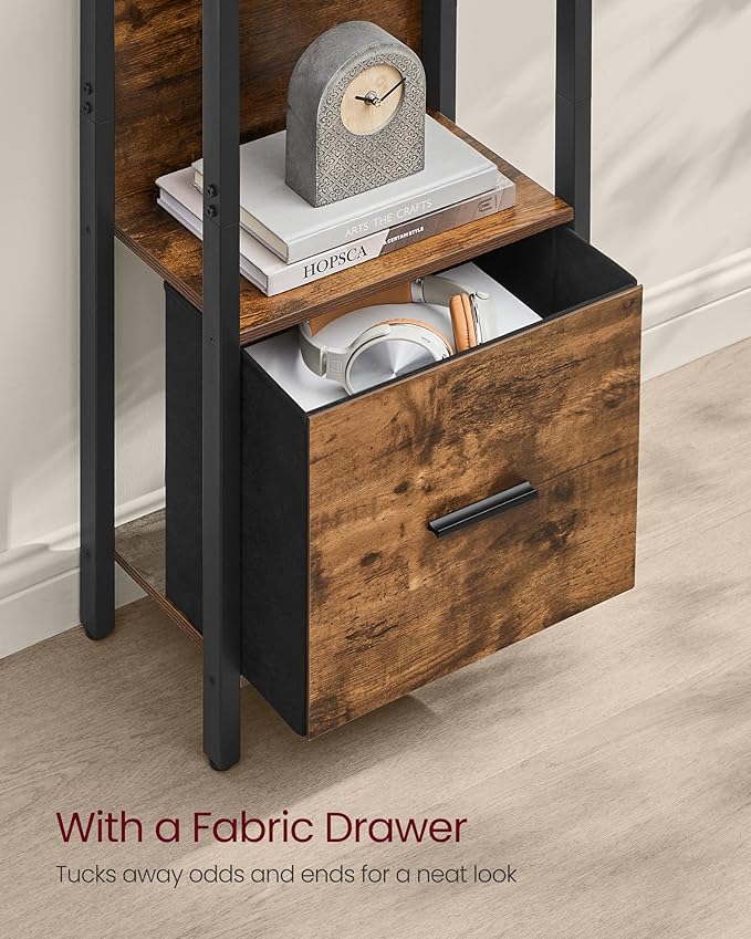 VASAGLE 5-Tier Bookshelf, Book Shelf - Image 6