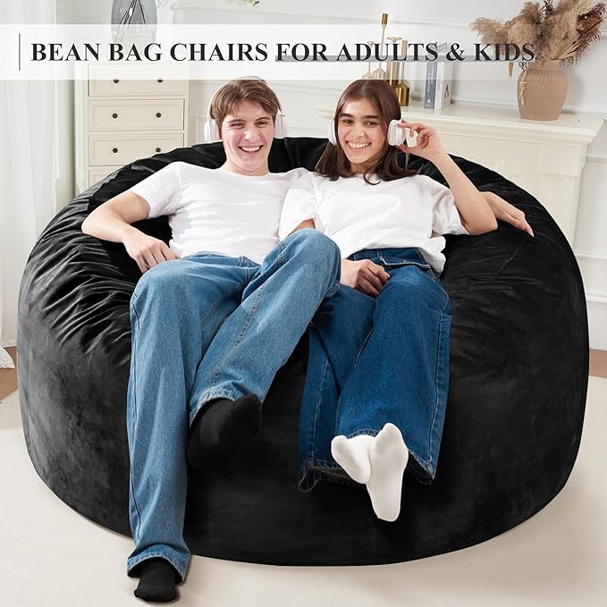 Homguava 5FT Bean Bag Chair Giant BeanBag - Image 4