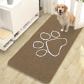 OLANLY Door Mat for Muddy Dog Paws 47x24, Ultra Absorbent Chenille Mud Doormat by OLANLY