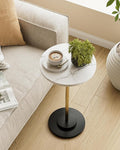 Round Side Table, Small Drink Table by Aienvey