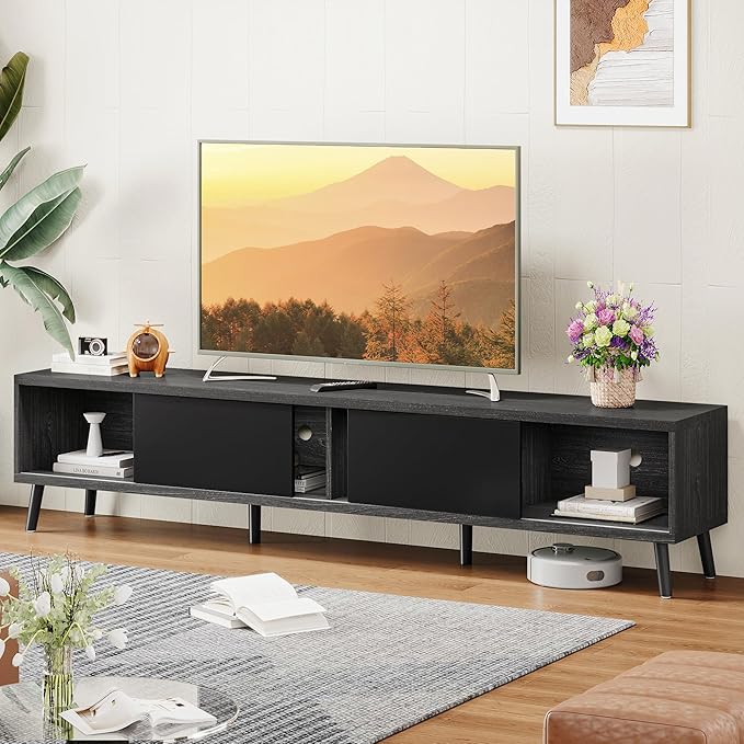 Clikuutory Mid Century Modern 70 Inch TV Stand - Image 2