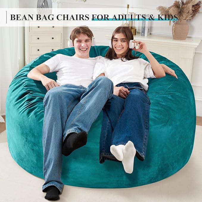 Homguava 5 FT Bean Bag Chair: 5' Bean Bags - Image 3