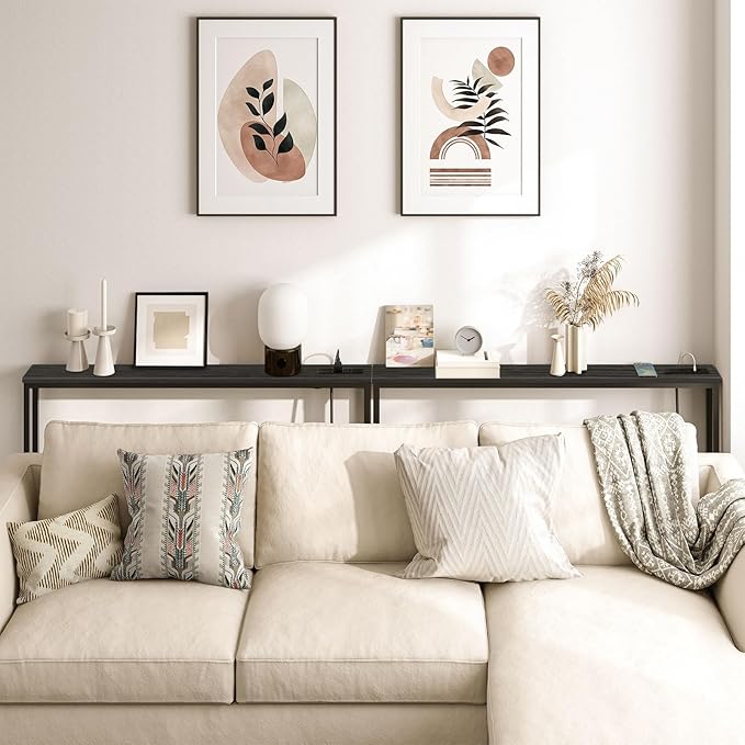HOOBRO 47.2" Skinny Console Table - Image 2