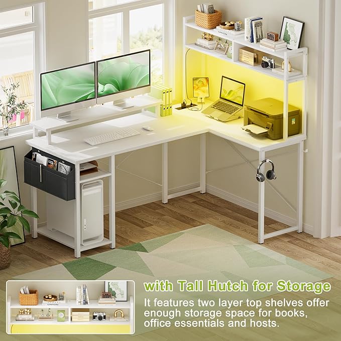 Small L Shaped Desk Gaming Desk - Image 5