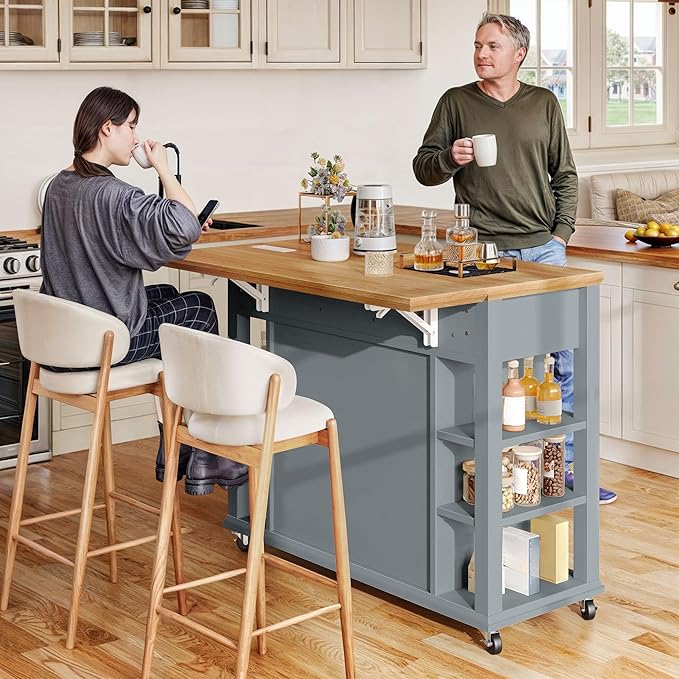 DWVO Rolling Kitchen Island - Image 6
