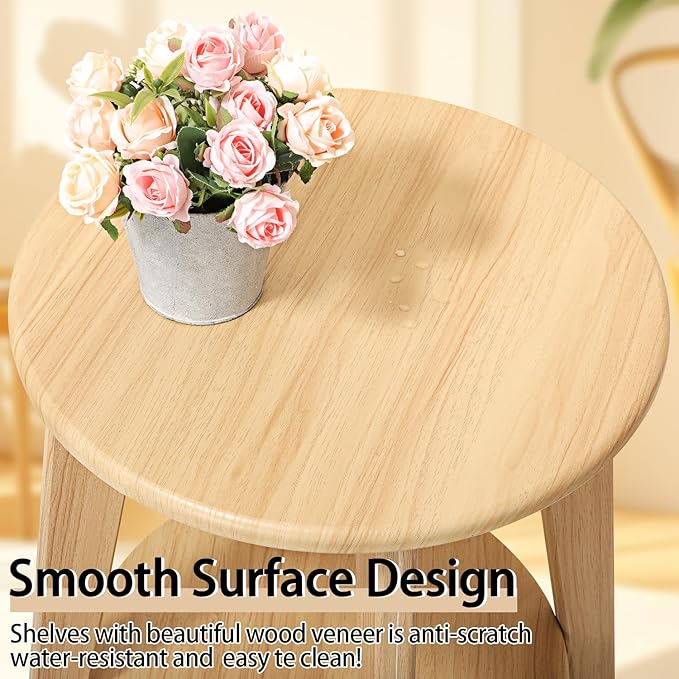 End Table Small Round Side Table - Image 5