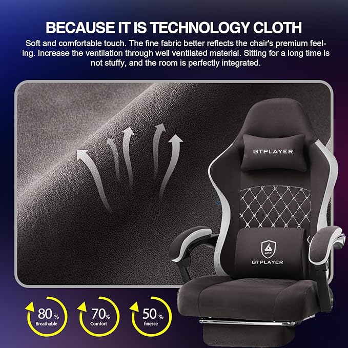 GTPLAYER Gaming Chair, Computer Office Chair - Image 7