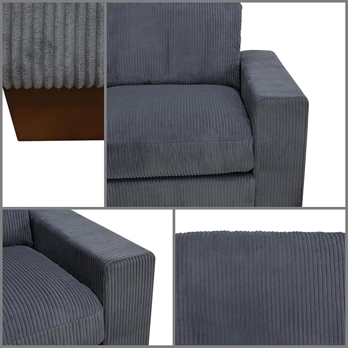 Sectional Couches for Living Room, Stylish Sectional Loveseat Sofa - Image 6