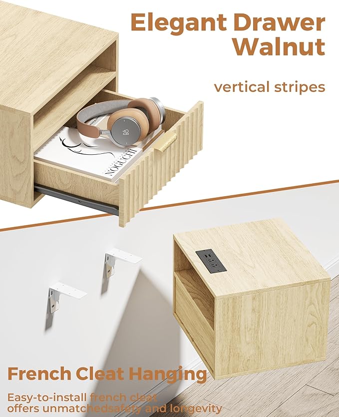 Floating Nightstand Set of 2 - Image 3