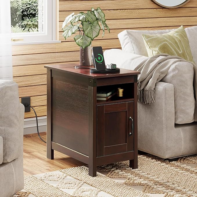 WLIVE Narrow End Table Set of 2 - Image 2