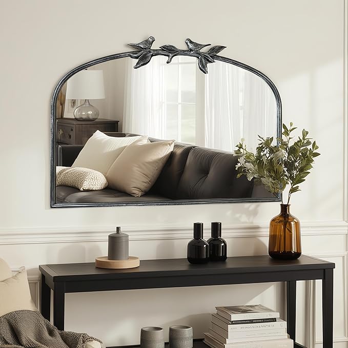 Silver Vintage Mirror - Image 2