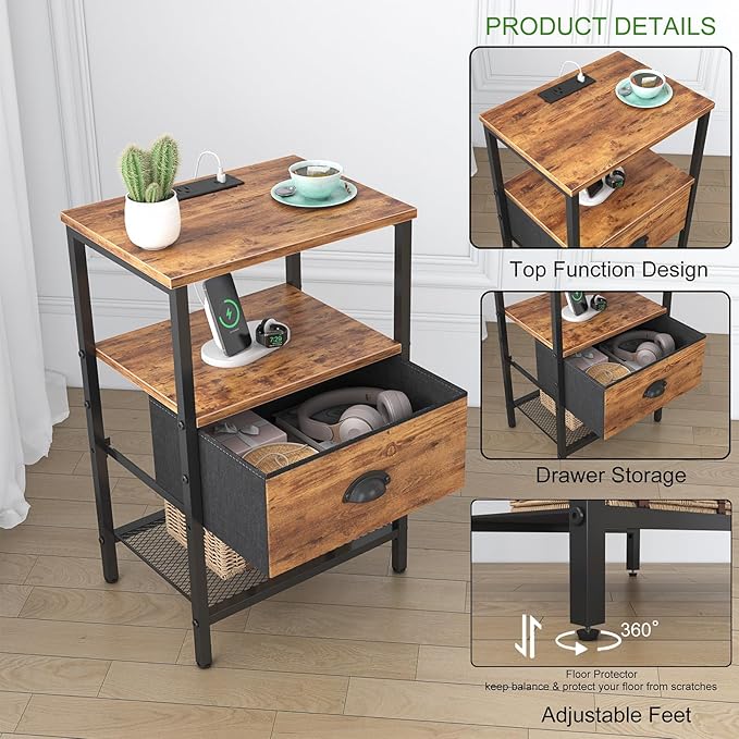Nightstands Set of 2, Night Stands - Image 5