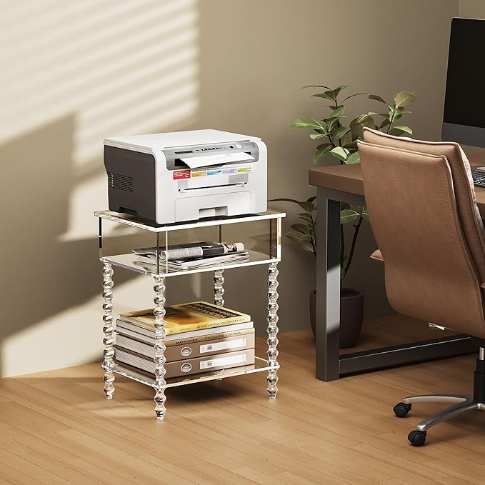 Acrylic Side Table, Nightstand for Living Room - Image 9
