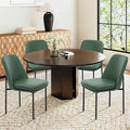 COLAMY Modern Dining Chairs Set of 4, Faux Leather Upholstered Dining Room by COLAMYINC