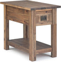 SIMPLIHOME Monroe SOLID ACACIA WOOD 14 inch Wide Rectangle Rustic Narrow Side by SimpliHome