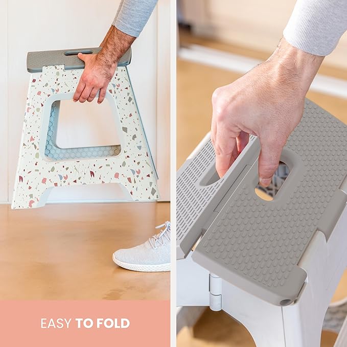 Vigar Compact Step Stool Foldable, 12-1/2-inch Step Stools - Image 8
