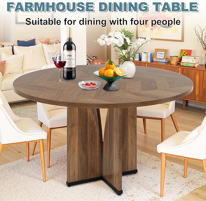 Round Dining Table for 4, Living Room - Image 7