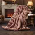 Amélie Home Faux Fur Throw Blanket by Am%C3%A9lieHome