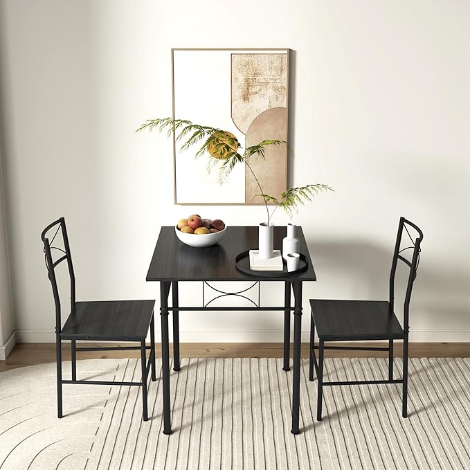 JOIN IRON 3-Piece Kitchen Dining Room Table Set - Image 4