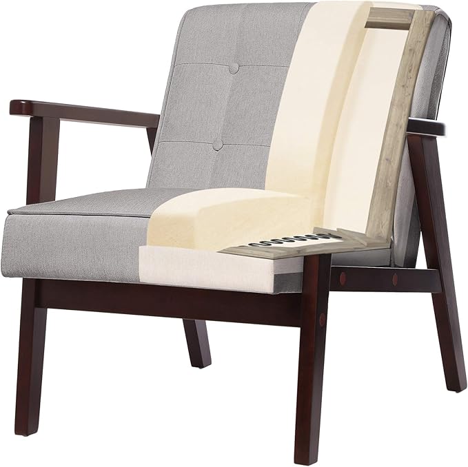 SONGMICS Accent Leisure Chair, Mid-Century Modern Arm Chair - Image 10