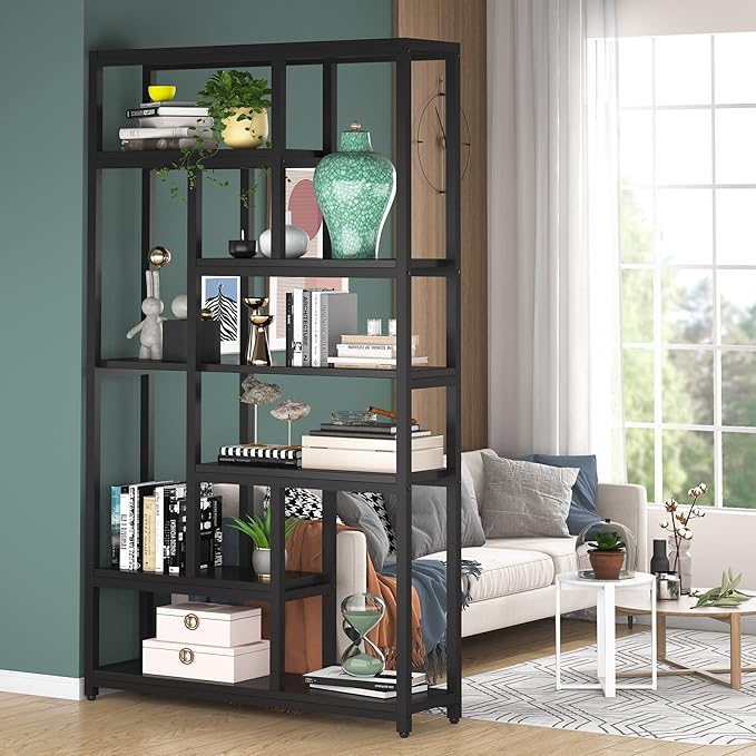 Tribesigns 79 Inch Bookshelf, 7-Tier Tall Bookcase - Image 3