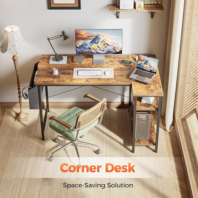 Small L Shaped Computer Desk - Image 5