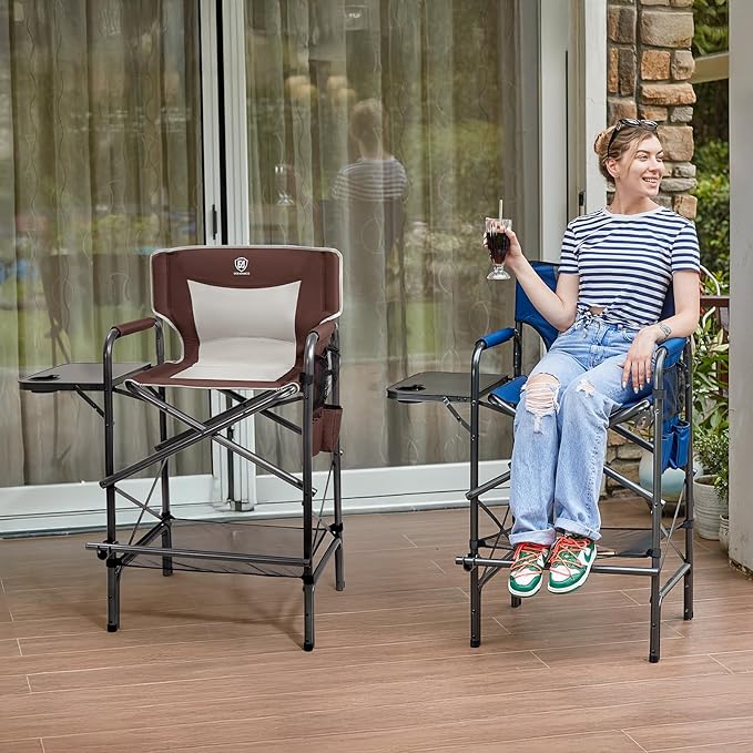 EVER ADVANCED 30.7" Seat Height Directors Chair - Image 2