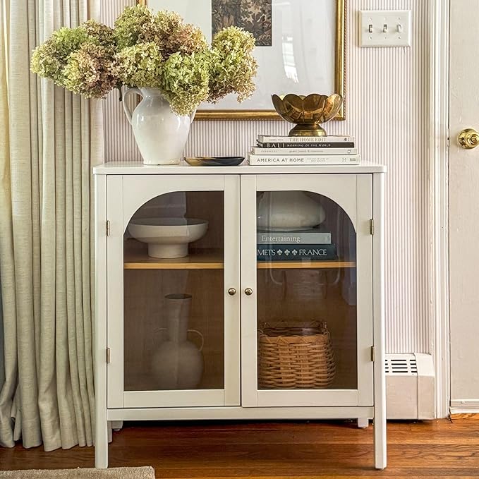 Nathan James Mason Wood Storage Cabinet Accent Sideboard Buffet Credenza TV - Image 5