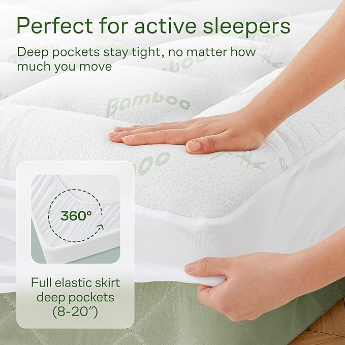 Ultra Soft Queen RV Size Mattress Topper - Image 5