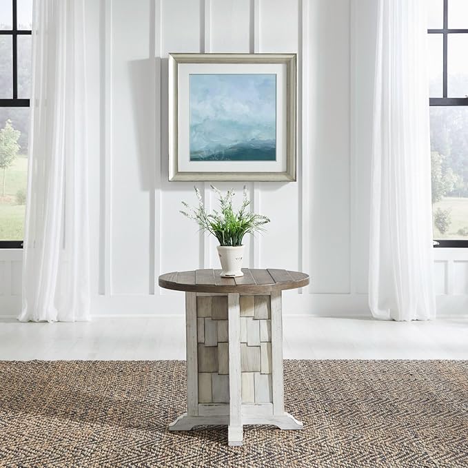 Liberty Furniture River Place Living Room Round Chairside Table by LibertyFurniture
