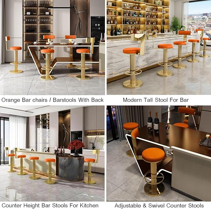 FUNROLUX Counter Height Bar Stools - Image 7