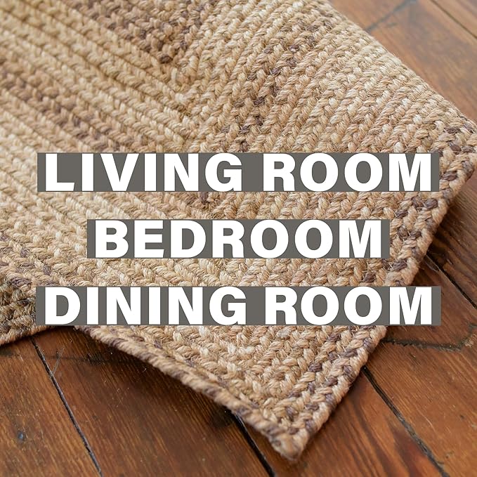 Cookie Dough Braided Area Rug 6x9' - Image 8