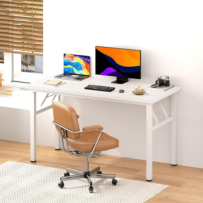 Folding Desk, 47 inch No Assembly Folding Desks - Image 2