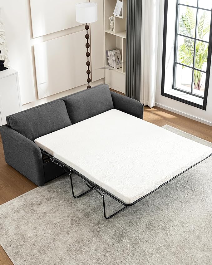 Queen Size Pull Out Sofa Bed, Convertible Sleeper Sofa Couch - Image 5