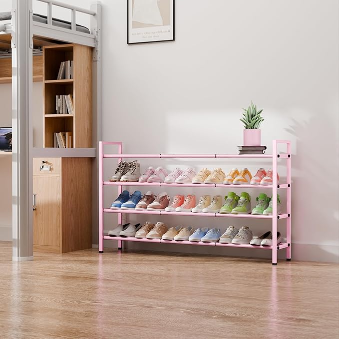 Bumusty 4-Tier Long Expandable Shoe Rack - Image 7