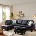 L Shaped Sectional Couch with Otttoman, Apartments by FONTOI