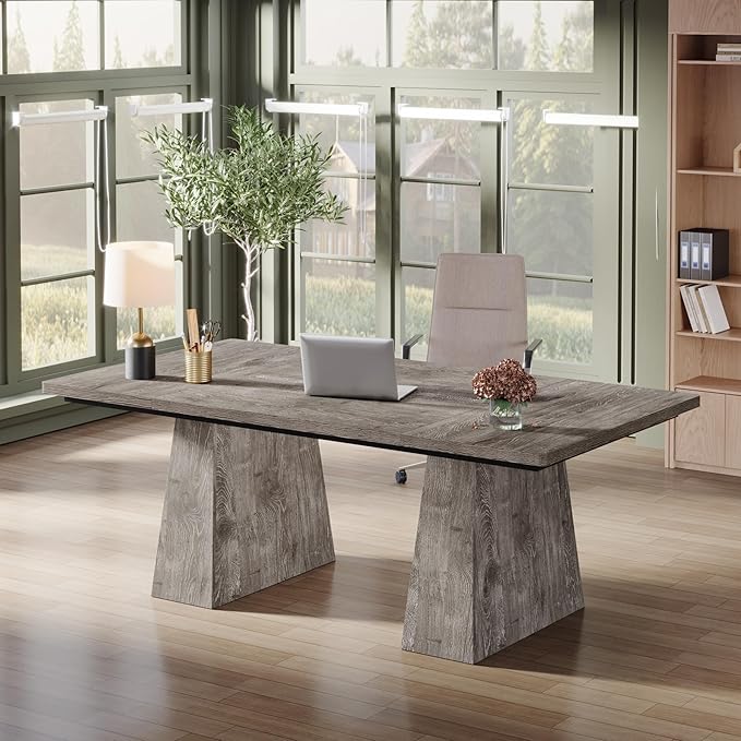 Tribesigns 63-Inch Executive Desk, Large Office Computer Desk - Image 4