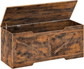 HOOBRO 47.2” Storage Chest, Retro Wooden Storage Bench by HOOBRO