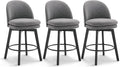 Counter Height Barstools 26 inch Upholstered Swivel Bar Stools by Kislot